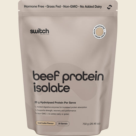 Switch Nutrition Beef Protein Isolate Iced Latte 750g