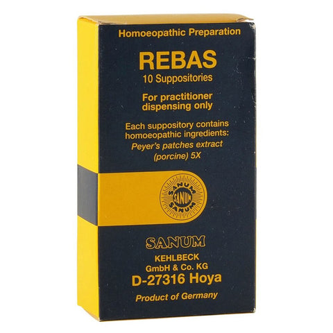 Sanum Rebas 5x Suppositories x 10 Pack