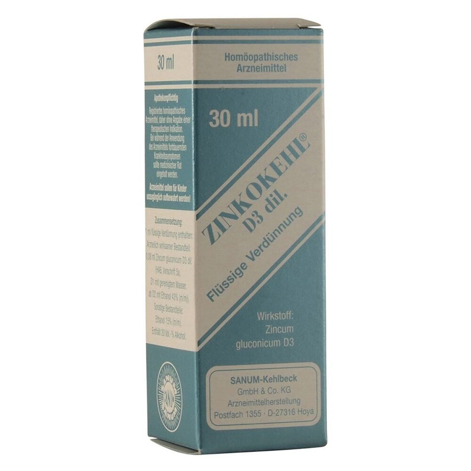 Sanum Zinkokehl 4X D3 30ml