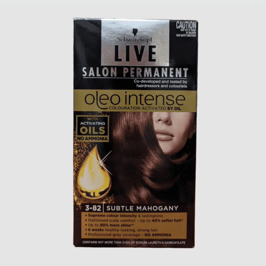 Schwarzkopf Live Salon Permanent 3-82 Subtle Mahogany