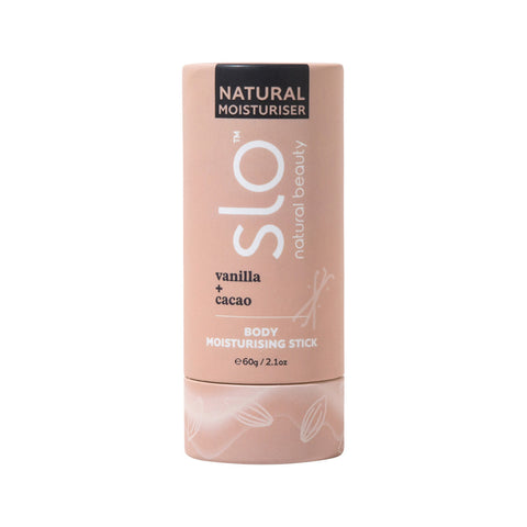 Slo Natural Beauty Natural Body Moisturising Stick Vanilla + Cacao 60g