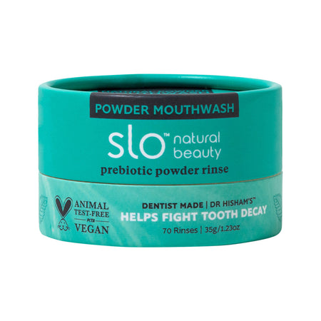 Slo Natural Beauty Powder Mouthwash Prebiotic Powder Rinse 35g
