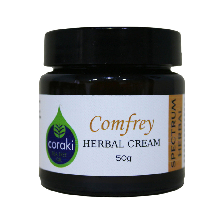 Spectrum Herbal Herbal Cream Comfrey with Coraki Tea Tree Oil 50g