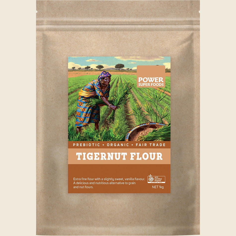 Power Super Foods Tigernut Flour Certified Organic 1kg