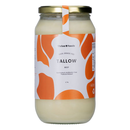 Thrive Tallow 100% Grass Fed Tallow 1L