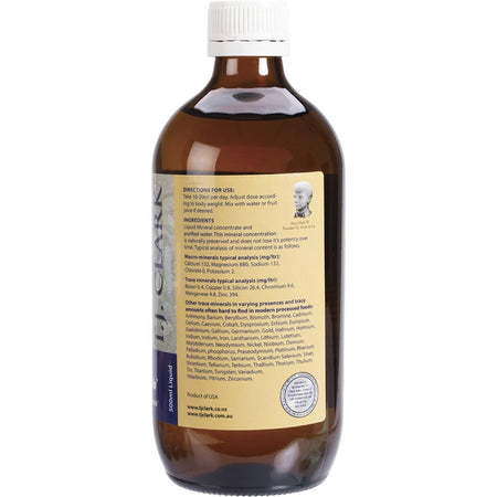 TJ CLARK Colloidal Minerals Original 500ml
