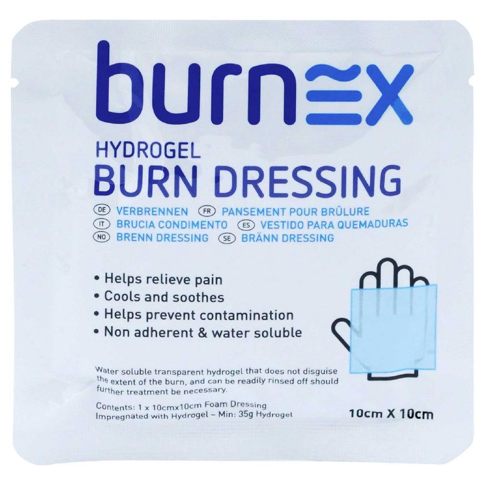 Burnex Burn Hydrogel Dressing 10x10cm