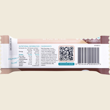 True Protein Protein Bar Rich Chocolate 12x63g
