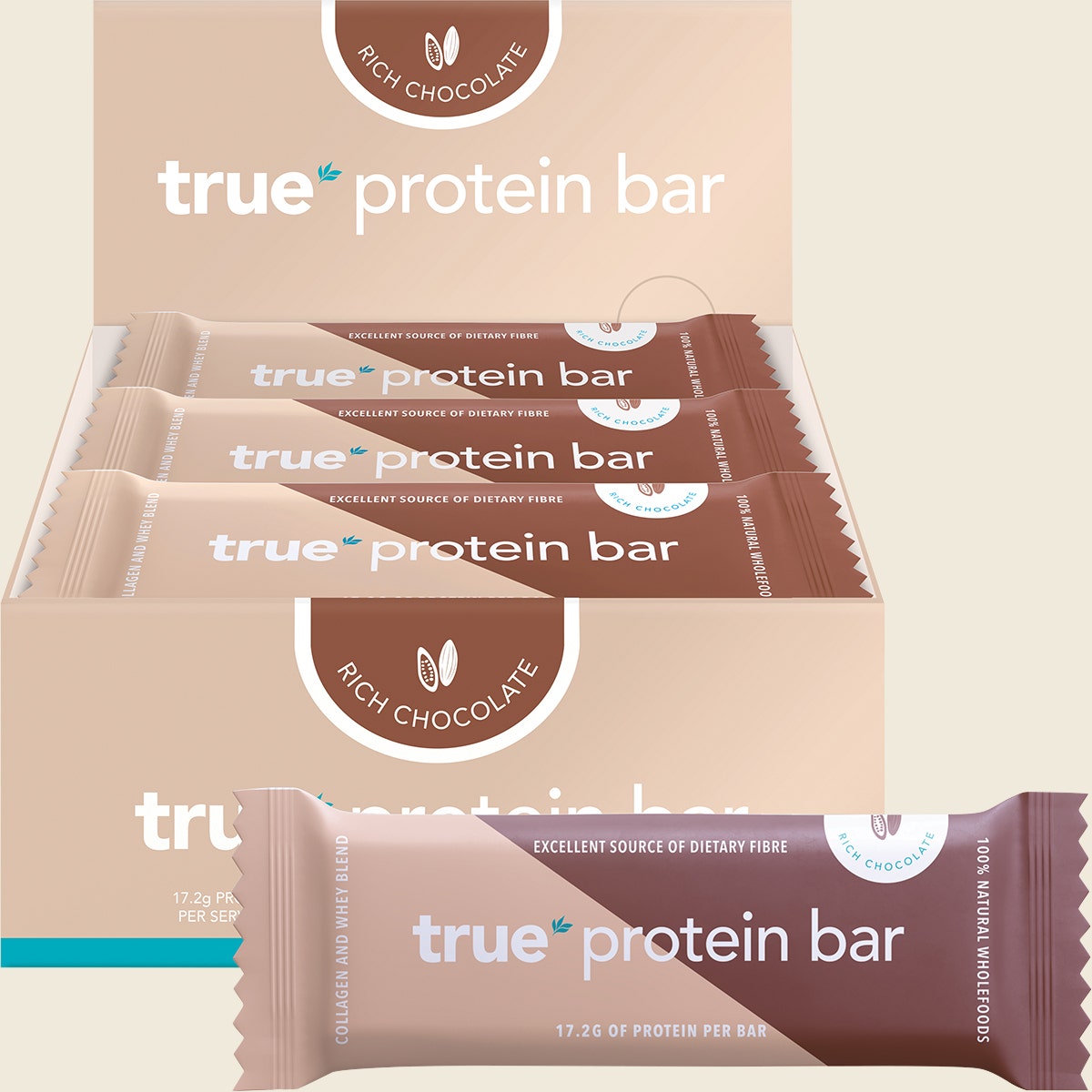 True Protein Protein Bar Rich Chocolate 12x63g
