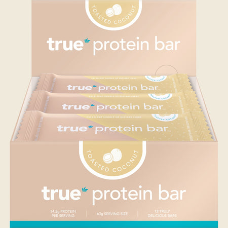 True Protein Protein Bar Toasted Coconut 12x63g