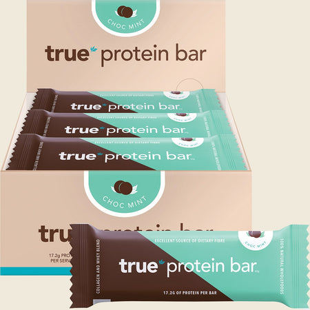 True Protein Protein Bar Choc Mint 12x63g