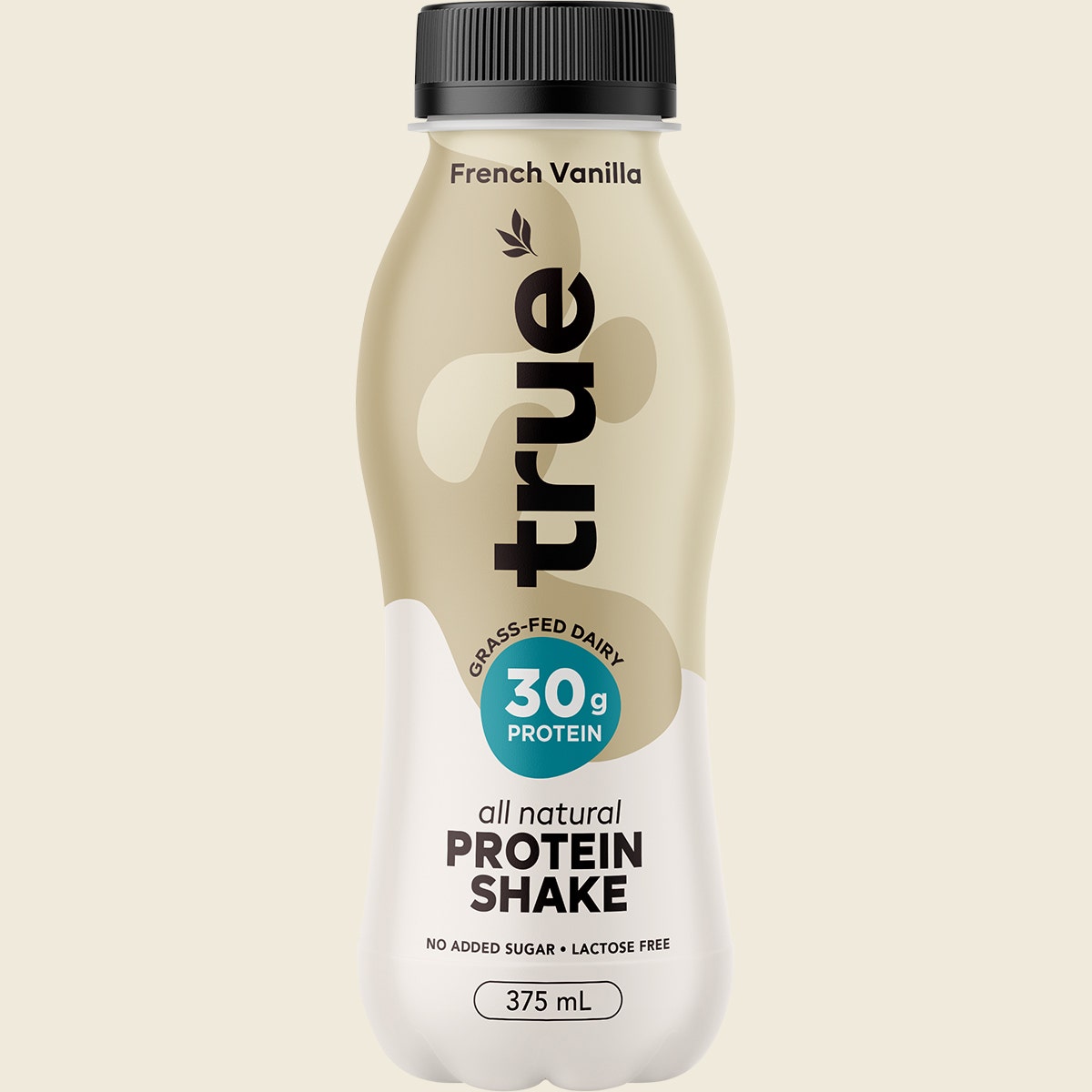 True Protein All Natural Protein Shake French Vanilla 12x375ml