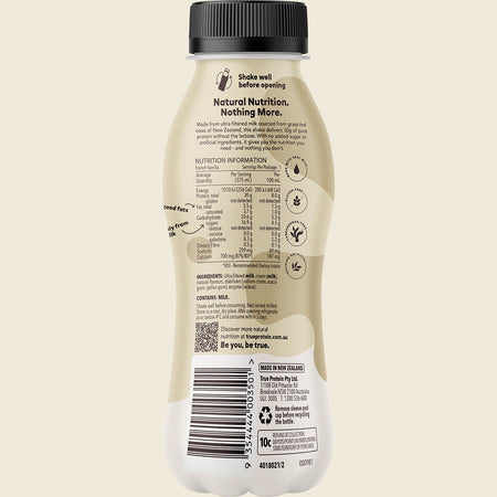 True Protein All Natural Protein Shake French Vanilla 12x375ml