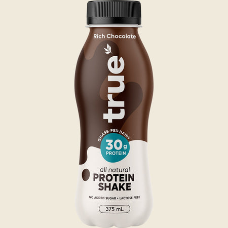 True Protein All Natural Protein Shake Rich Chocolate 12x375ml