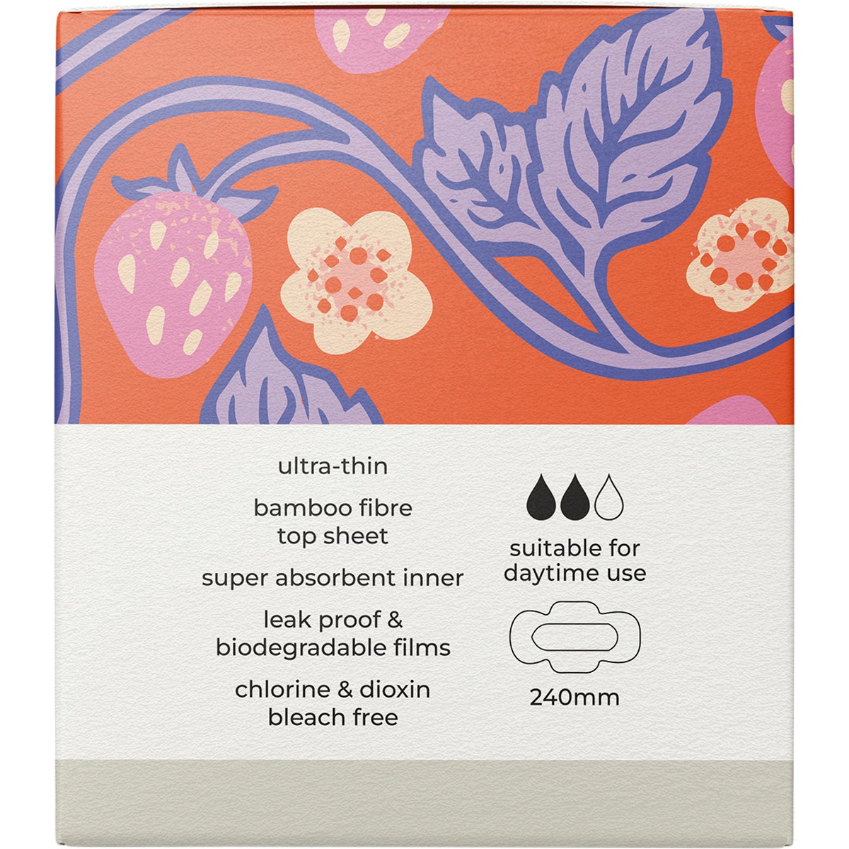 Tsuno Natural Bamboo Pads Regular Winged & Ultra Thin 30pk