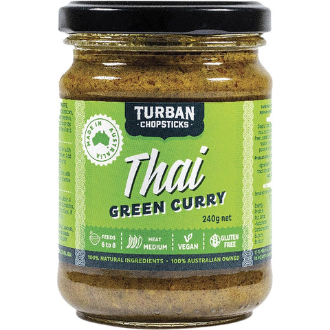 TURBAN CHOPSTICKS Curry Paste Thai Green Curry 240g