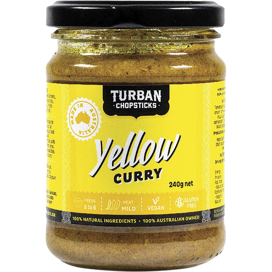 TURBAN CHOPSTICKS Curry Paste Yellow Curry 240g