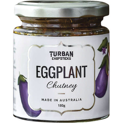 TURBAN CHOPSTICKS Chutney Eggplant 180g