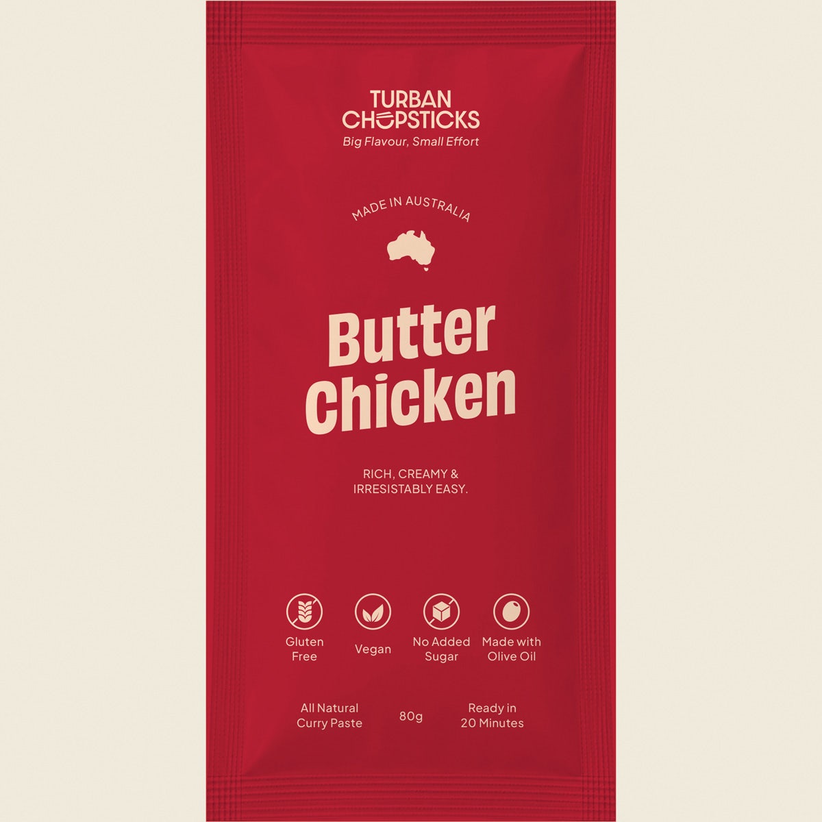 Turban Chopsticks Curry Paste Butter Chicken 12x80g