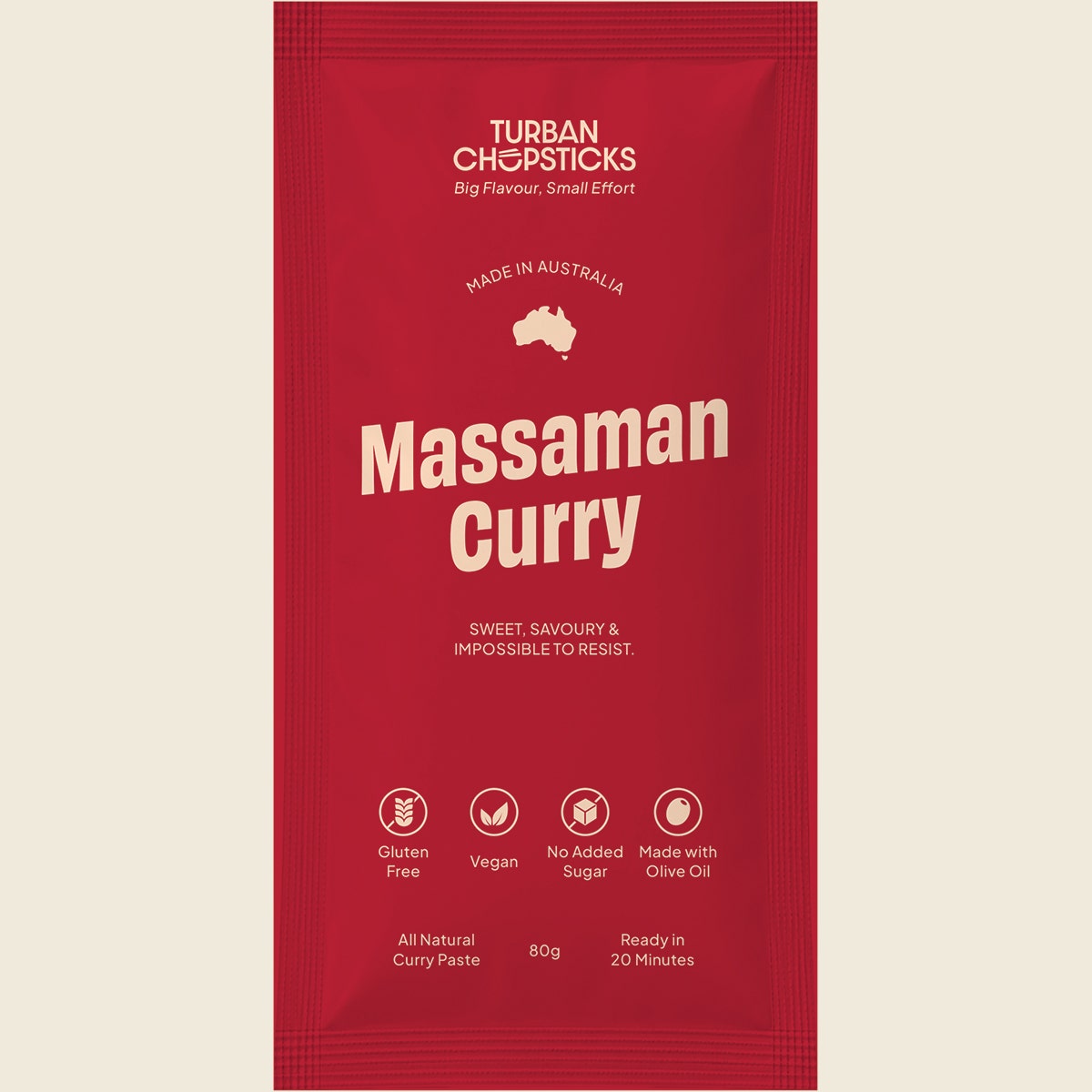 Turban Chopsticks Curry Paste Massaman Curry 12x80g