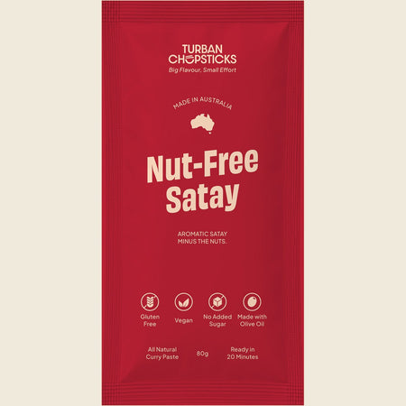 Turban Chopsticks Curry Paste Nut-Free Satay 12x80g