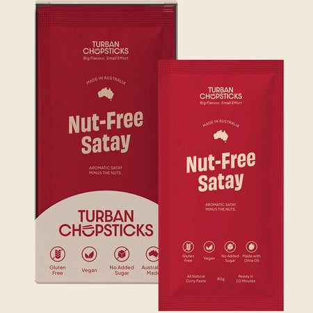 Turban Chopsticks Curry Paste Nut-Free Satay 12x80g