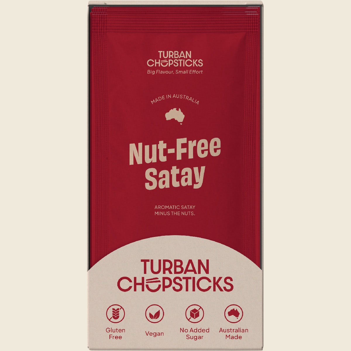 Turban Chopsticks Curry Paste Nut-Free Satay 12x80g