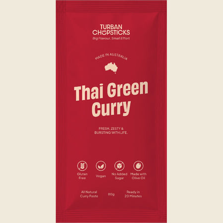 Turban Chopsticks Curry Paste Thai Green Curry 12x80g
