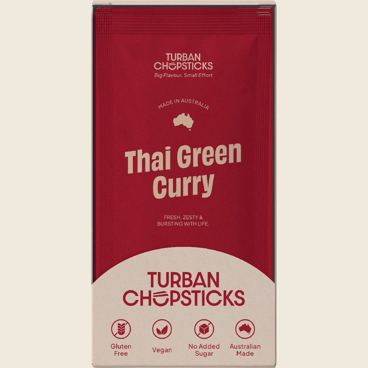 Turban Chopsticks Curry Paste Thai Green Curry 12x80g