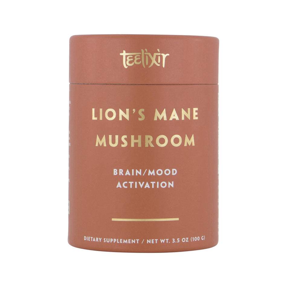 Teelixir Organic Lion's Mane Mushroom (Brain/Mood Activation) 100g