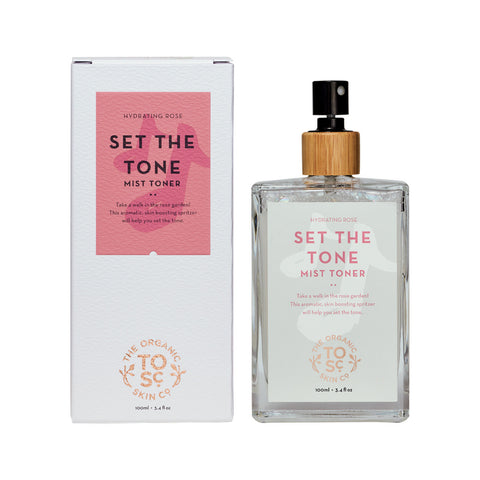 The Organic Skin Co Organic Set The Tone Mist Toner Hydrating Rose 100ml