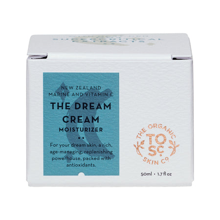 The Organic Skin Co Organic The Dream Cream Moisturiser New Zealand Marine and Vitamin C 50ml