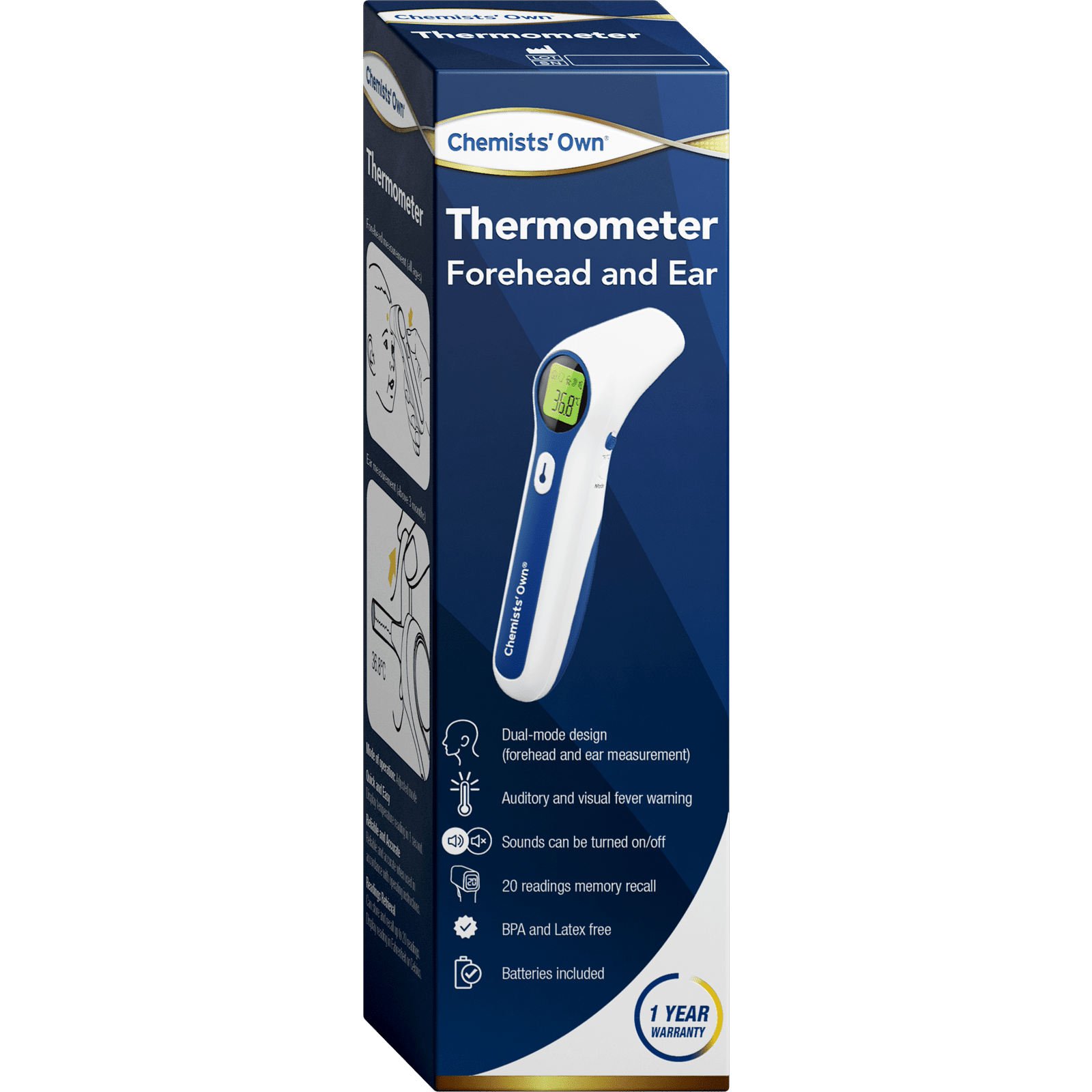 Chemists’ Own Thermometer Forehead and Ear