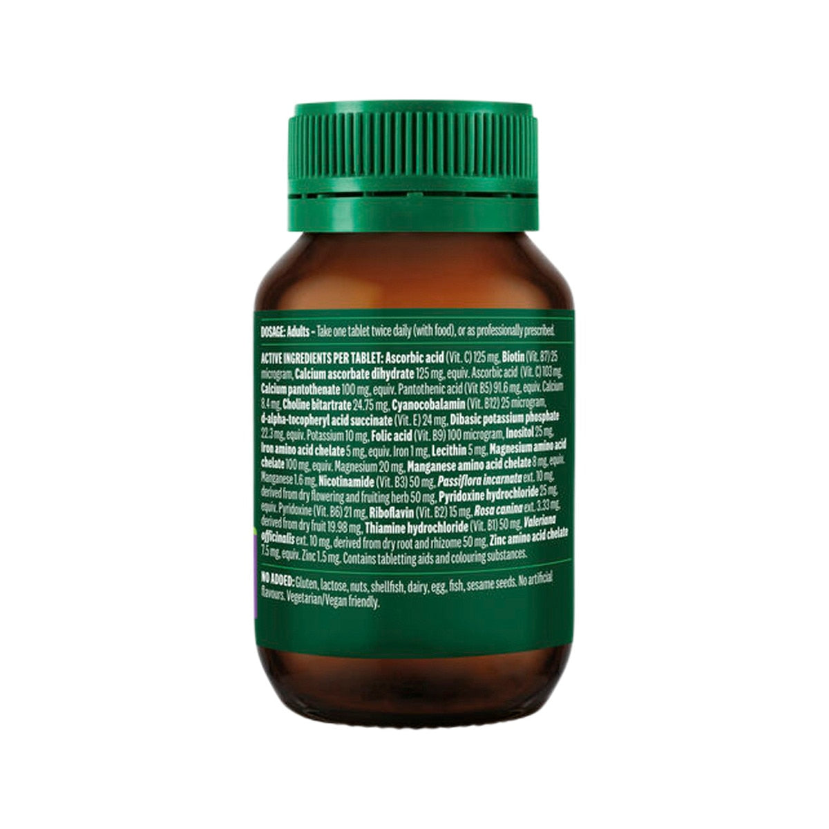 Thompson's B Complex Plus Herbs 60 Tablets