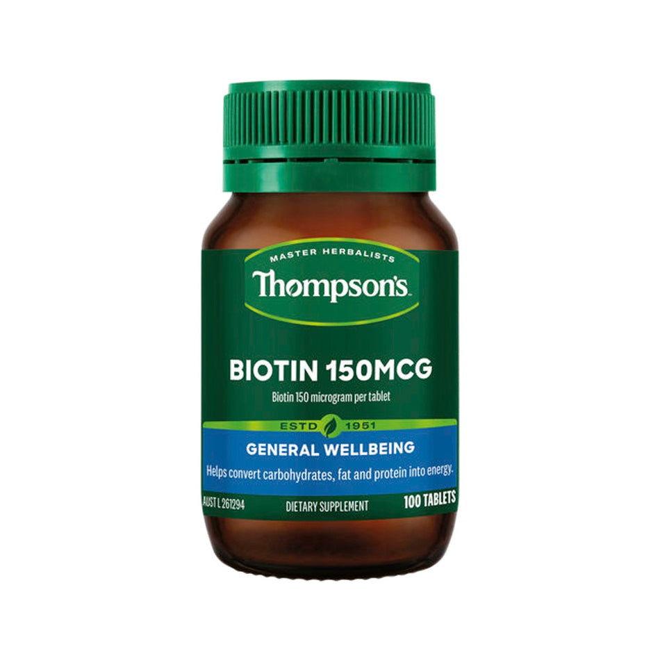 Thompson’s Biotin 150mcg 100 Tablets