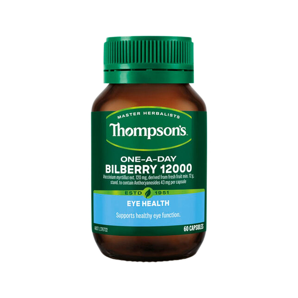 Thompson's One-A-Day Bilberry 12000mg 60 Capsules