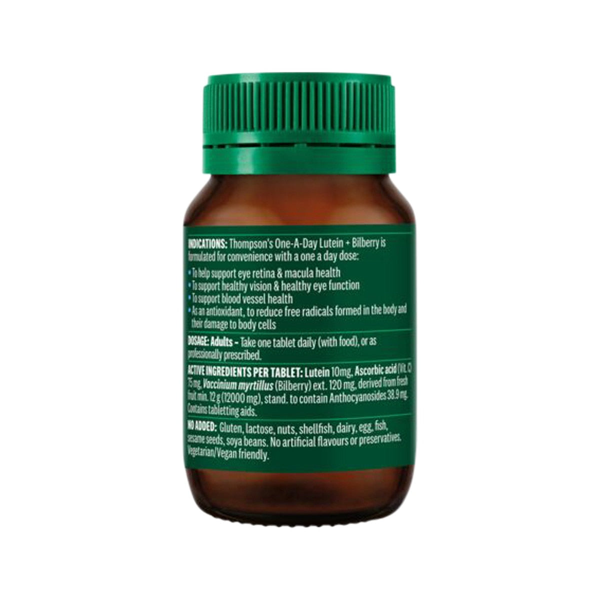 Thompson’s One-A-Day Lutein + Bilberry 30 Tablets