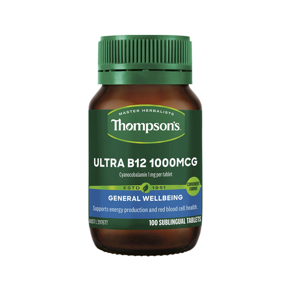 Thompsons Ultra B12 1000mcg 100 Tablets