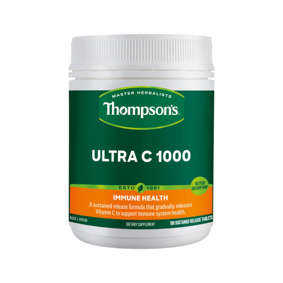 Thompson's Ultra C 1000 Sustained Release 180 Tablets
