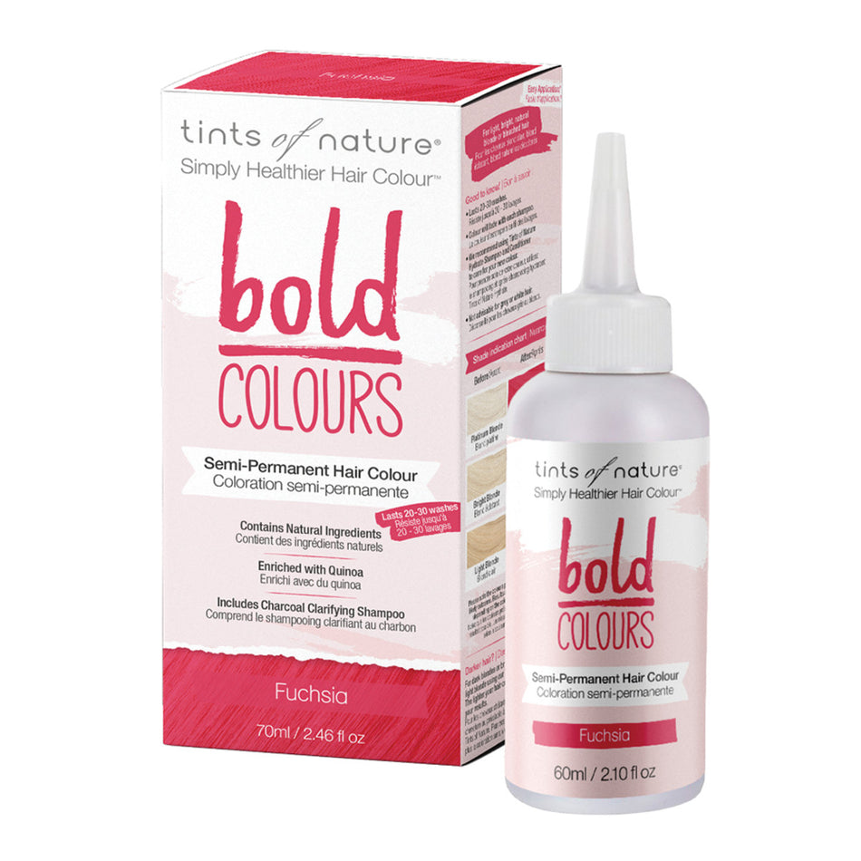 Tints of Nature Bold Colours (Semi-Permanent Hair Colour) Fuchsia 70ml