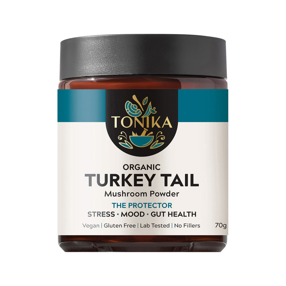 Tonika 100% Organic Mushroom Powder Turkey Tail 90g