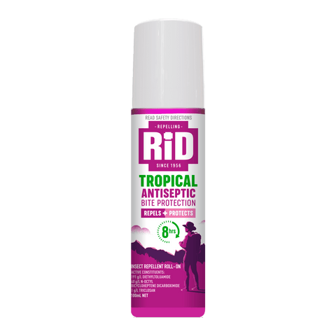 RID Medicated Insect Repellant Tropical Strength Roll On 100mL