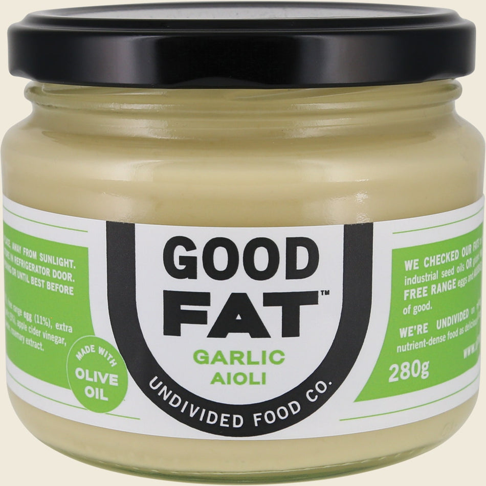 Undivided Food Co Good Fat Garlic Aioli 6x280g
