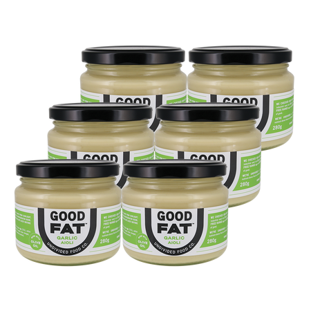 Undivided Food Co. Good Fat Garlic Aioli 280g x 6 Pack