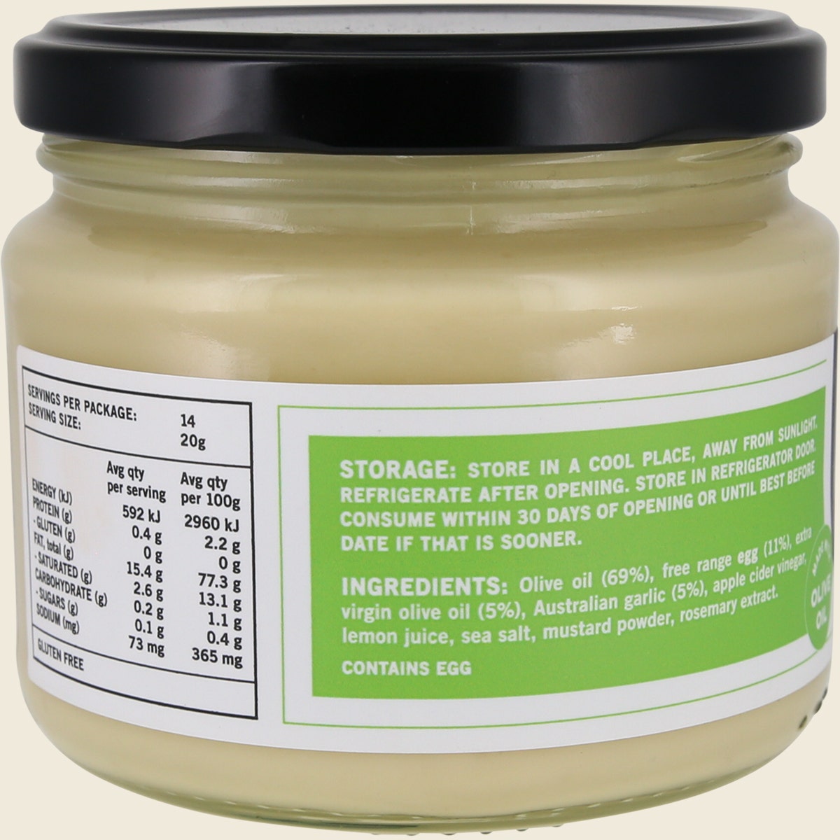 Undivided Food Co Good Fat Garlic Aioli 6x280g