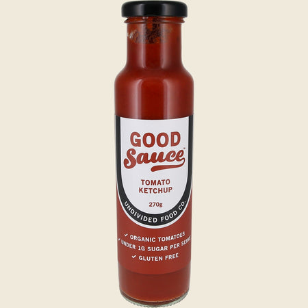 Undivided Food Co Good Sauce Tomato Ketchup 12x270g