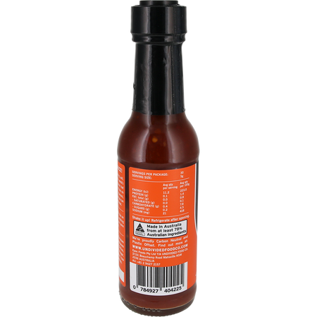 Undivided Food Co. Good Sauce Hot Habanero 150ml x 6 Pack