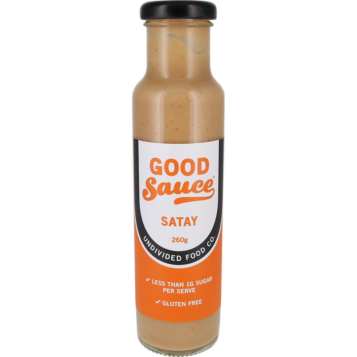Undivided Food Co. Good Sauce Satay 260g x 12 Pack