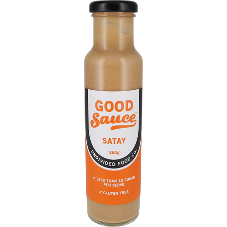Undivided Food Co. Good Sauce Satay 260g x 12 Pack