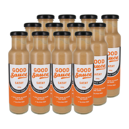 Undivided Food Co. Good Sauce Satay 260g x 12 Pack